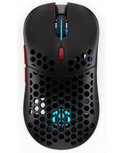 Mouse de gaming Endorfy - LIX Plus, optic, fără fir, negru\