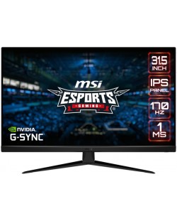 Gaming monitor  MSI - G321Q, 31.5'', WQHD, IPS, 170Hz, 1ms, negru 