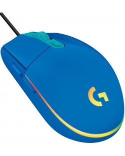 Mouse gaming  Logitech - G102 Lightsync, albastru