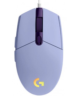 Mouse gaming Logitech - G203 Lightsync, optic, mov