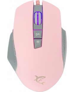 Mouse gaming  White Shark - GARETH, optic, roz