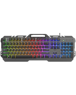 Tastatura mecanica Trust - GXT 853 Esca, RGB, gri