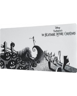 Mouse pad gaming Grupo Erik - The nightmare before Christmas, XL, moale, gri