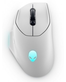 Mouse gaming  Dell - Alienware AW620M, optic , fără fir , albă 