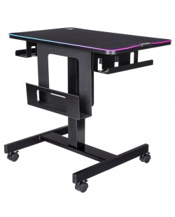 Birou gaming - CYCLEDESK 100 RGB Electric, negru