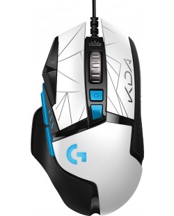 Mouse gaming Logitech - G502 Hero K/DA, optic, alb/negru