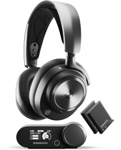 Căști gaming SteelSeries - Arctis Nova Pro, PS, wireless, negre