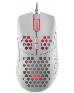 Mouse gaming Genesis - Krypton 555, optic, alb