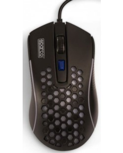 Mouse gaming Sparco - HIVE, optic, negru