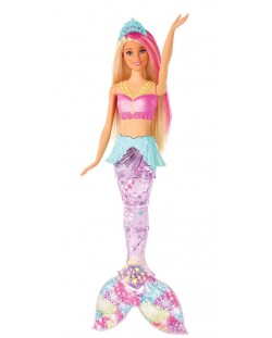 Papusa Mattel Barbie - Sirena cu coada luminoasa