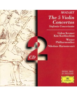 Gidon Kremer - Mozart: the 5 Violin Concertos; Sinfonia Concertante (2 CD)