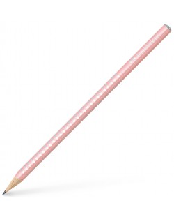 Creion grafit Faber-Castell Sparkle - Roz deschis perlat
