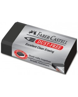 Ștergător Faber-Castell - Dust-Free, negru