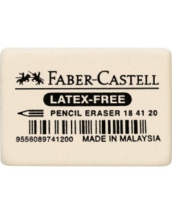 Gumă de șters Faber-Castell - 7041-20, mare, albă