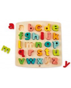 Puzzle din lemn Hape - Alfabet litere mici