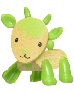 Jucarie pentru copii din bambus Hape - Animal mini Capra