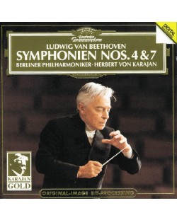 Herbert von Karajan - Beethoven: Symphonies Nos.4 & 7 (CD)