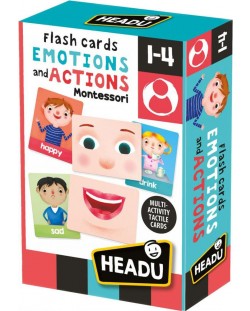 Cartonase educative Headu Montessori - Emotii si actiuni