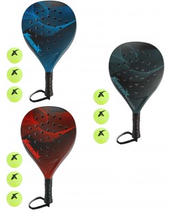 Racheta de padel tenis Toi Toys - Adrenix, cu 3 bile, sortiment 