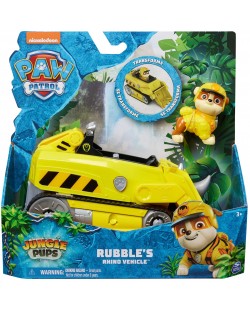 Set joc Spin Master Paw Patrol Jungle Pups - Robber cu un vehicul