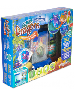 Set de jucărie Aqua Dragons - Acvariu colorat cu LED-uri