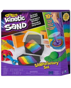 Set de joaca cu nisip kinetic Spin Master - Fabrica de nisip
