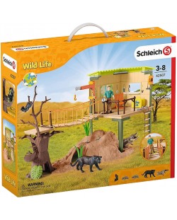 Set de joc Schleich Wild Life - Adventure Ranger Station