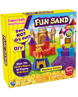 Set de joc Fun Sand - Nisip cinematic, castele