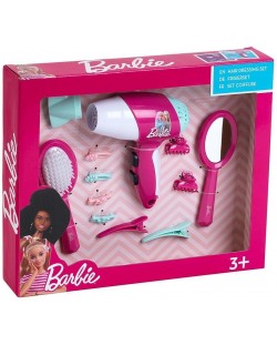 Barbie Play Set - Coafor, cu uscător de păr și accesorii