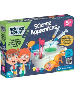 Set de joc Clementoni Science & Play - Om de știință stagiar, Experimente