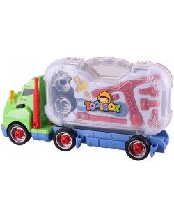 Raya Toys - Camion cu cutie de scule, verde