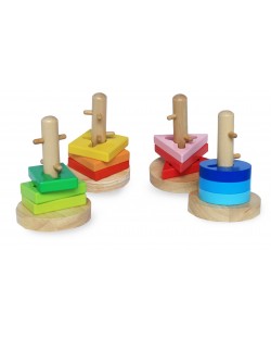 Jucărie pentru înșirarea și întoarcerea formelor geometrice Acool Toy