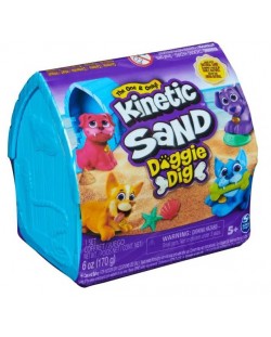 Set joc  Kinetic Sand - Nisip cinetic cu jucărie surpriză, sortiment