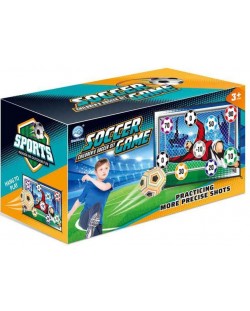 Set joc  Felyx Toys -Port de fotbal cu 2 mingi lipicioase