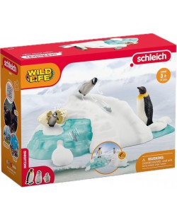 Set joc  Schleich Wild Life - O familie de pinguini