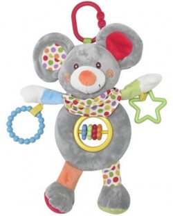 Jucărie de activitate Lorelli Toys - mouse, gri