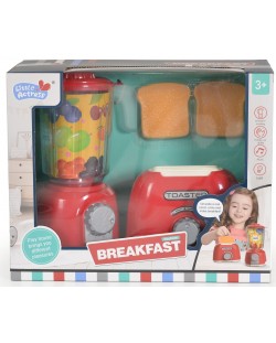 Set de joacă Little Actress - Set pentru micul dejun, storcător de fructe și prăjitor de pâine
