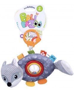 Jucărie pentru cărucior Bali Bazoo - Vulpe cu minge care se învârte