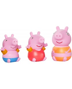 Jucărie de baie Tomy Toomies - Peppa Pig, George și mama