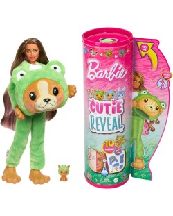 Set joc  Barbie Cutie Reveal - Un câine îmbrăcat în mănușă, cu 10 surprize