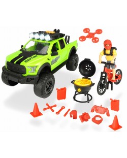 Set de joaca Dickie toys Playlife - Set cu Jeep, bicicleta si barbeque, 25 cm