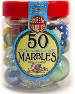 Set de joc House of Marbles - Borcan cu 50 de bile