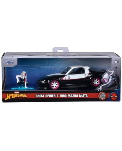 Set joc Jada Toys - Ghost Spider  1990 Mazda Miata, 1:32