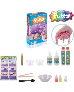 Raya Toys - Set de slime Putty, albastru