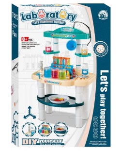 Felyx Toys - Laborator de știință cu apă curgătoare, 46 de bucăți