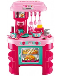 Set de joc Buba Kitchen Cook - Bucatarie pentru copii, roz