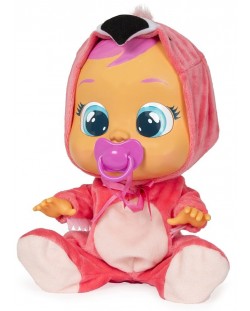 Papusa-bebe plagaciou IMC Toys Cry Babies - Fancy, flamingo