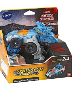 Jucărie interactivă 2 în 1 Vtech Vtech - Triceratops