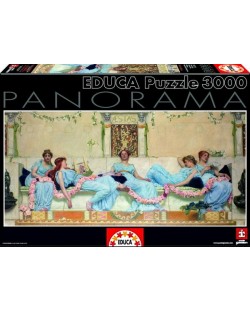 Puzzle panoramic Educa de 3000 piese - Scena dramatica, William Reynolds-Stephens