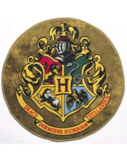 Covoras pentru usa Quantum Mechanix Harry Potter - Hogwarts Crest, 61 cm